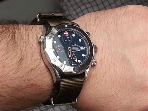 omega seamaster 300 on nato strap|replacement nato strap.